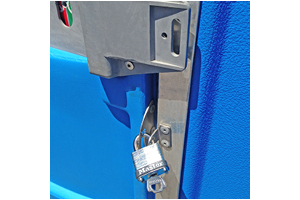 portable restroom locks