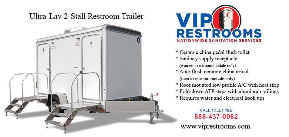 portable bathroom trailers