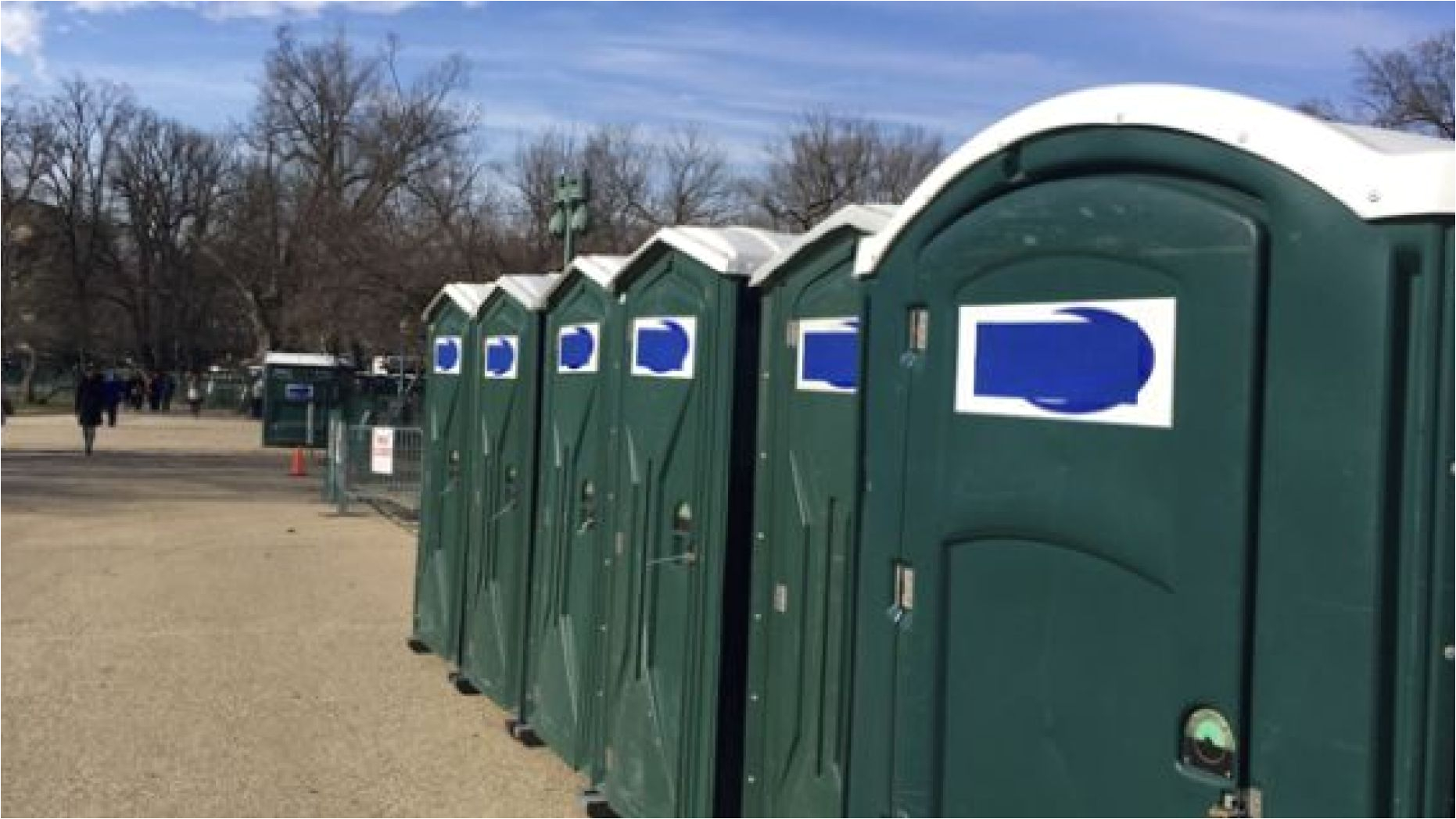 portable potty name dons johns not quite right for this inauguration day