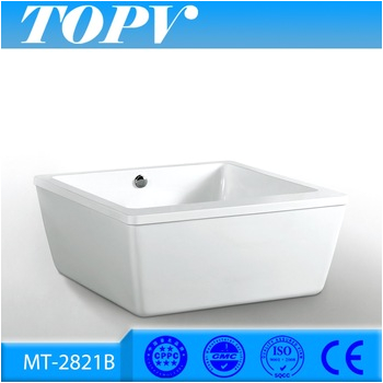 Portable Bathtub Acrylic Mt 2821b Portable Acrylic Square Shower Bathtub Buy