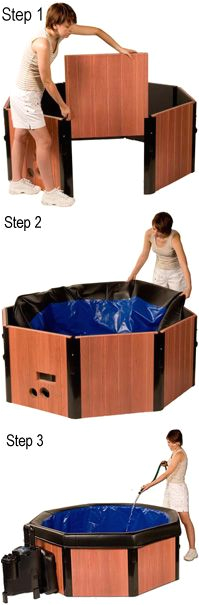 Portable Bathtub Au Portable Hot Tub Looks Like Easy Set Up Sale $800 00