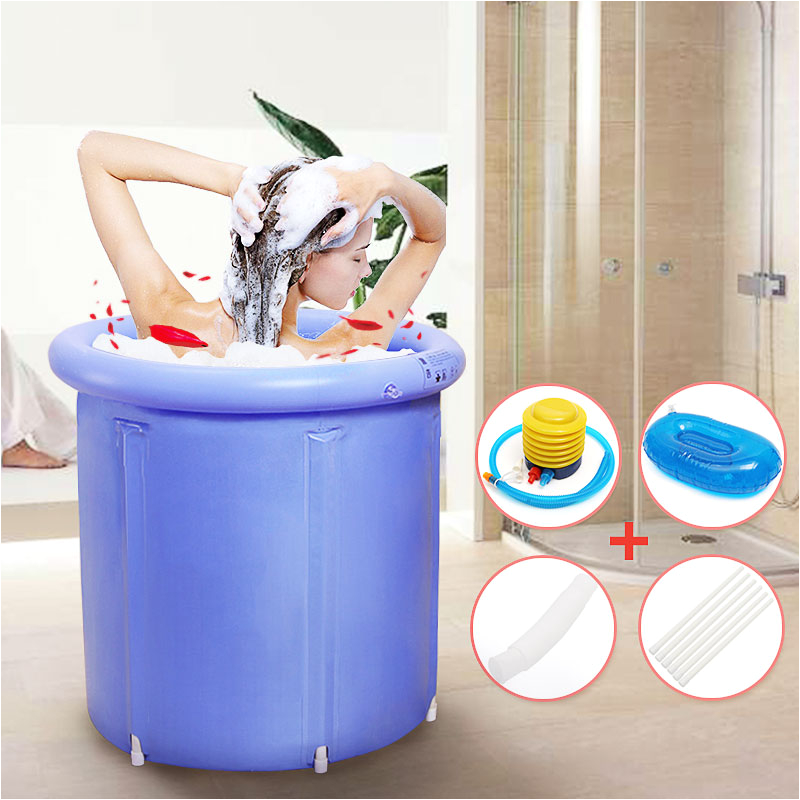 Portable Bathtub for Adults Canada Inflatable Bathtub Portable Pvc Plastic Tub Folding Water