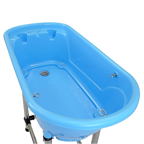 flying pig pet dog cat washing shower grooming portable bath tub blue 3725x1925x3525