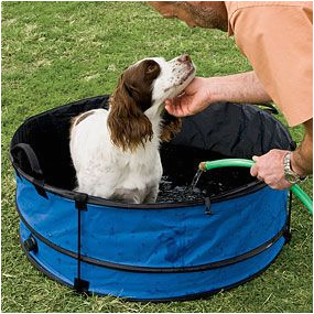 Portable Bathtub for Large Dogs Outdoor Portable Collapsible Dog Bathtub Leave the