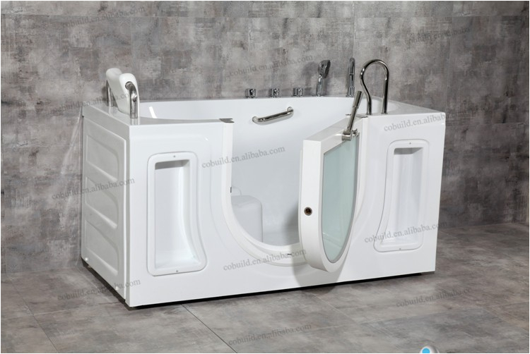 Portable Bathtub for Seniors Sitting Safty Walk In Tub Shower Bo Elderly Lying