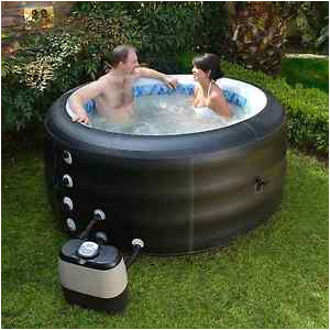 Portable Bathtub Jets Pinnacle 4 Person Inflatable Portable Hot Tub Backyard