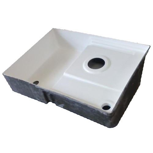 Transvan RV Fiberglass Shower Pan Toilet Mount Tank bo p