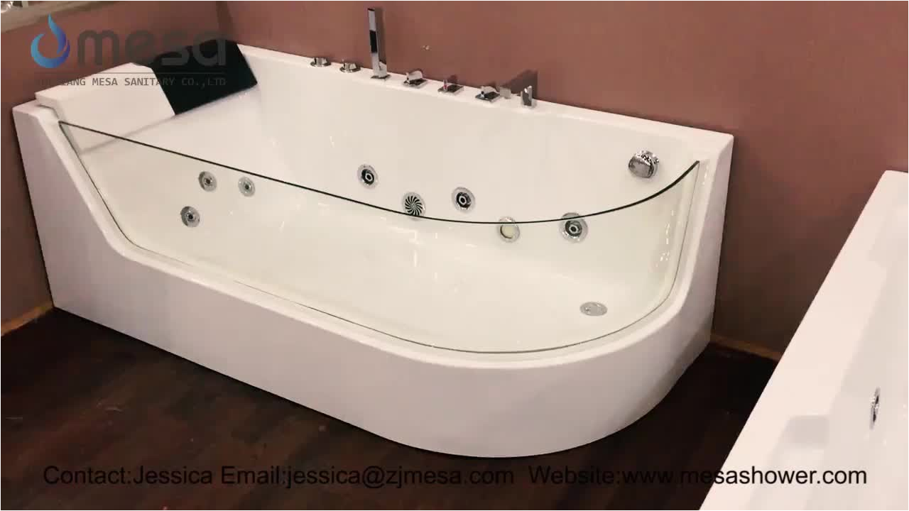 Portable Bathtub Whirlpool Acrylic Portable Bath Tub Whirlpool Massage Bathtub for