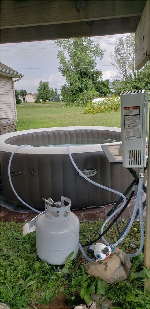 Portable Water Heater for a Hot Tub or Pool