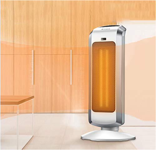 qtqz ceramic tower heaterportable space heater remote control power saving energy speed hot electric heat radiator home bathroom white