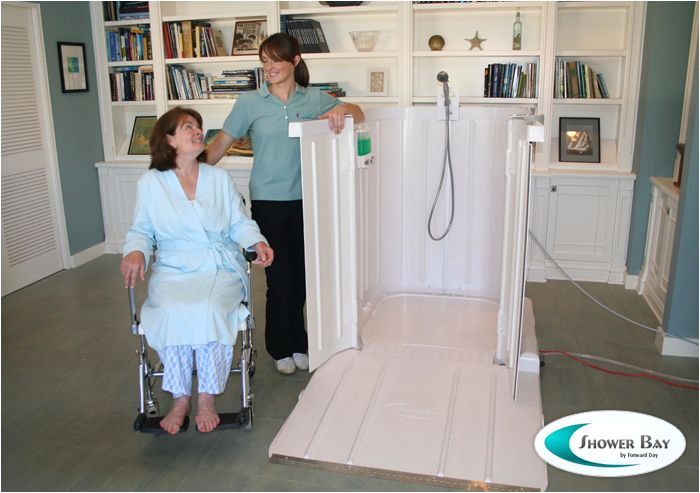 Portable Handicap Bathtub Shower Bay Portable Shower for Wheelchair Users Takes Away