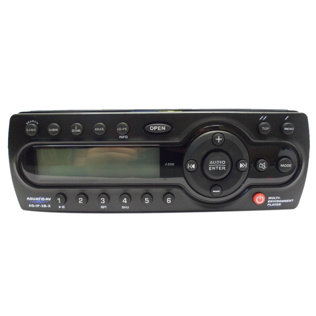 aquatic fm am radio receiver with ipod docking station