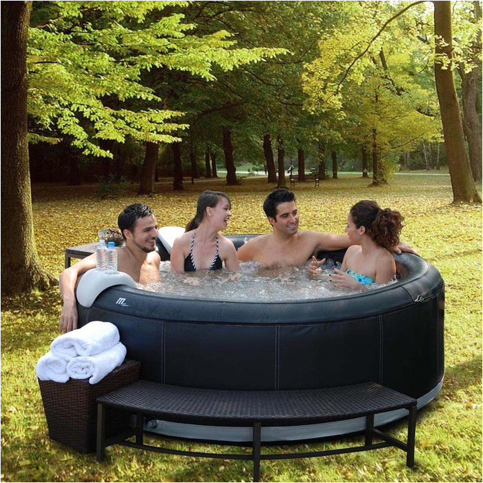 Portable Rv Bathtub Spa2go Inflatable 4 Person Hot Tub at Brookstone Buy now