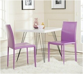 purple accent chairs