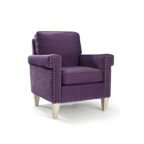 Purple Leather Accent Chair Purple Accent Chairs Foter