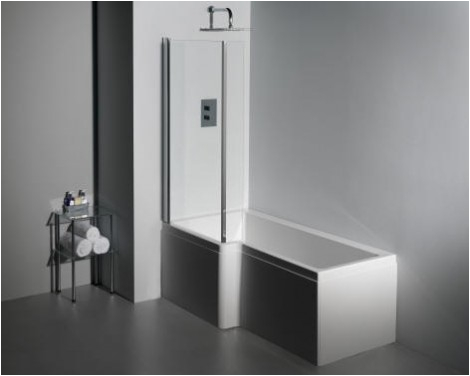 Quantum Bathtubs Carron Quantum Bath Shower Screen 58 4000