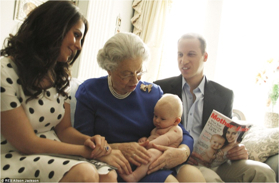 William changes Prince George nappies Queen tucks bed imagined Alison Jackson