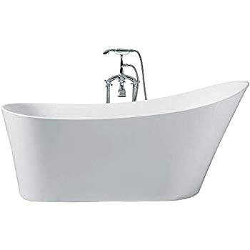 Rachel 70'' Acrylic Freestanding Bathtub Ove Decors Rachel 70 Inch Freestanding Acrylic Bathtub