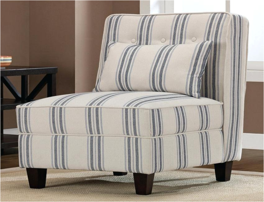 striped accent chair