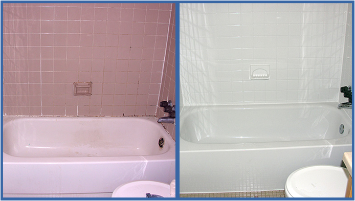 glazing bathroom tile