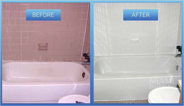 Reglaze Tub before and after before & after Gallery