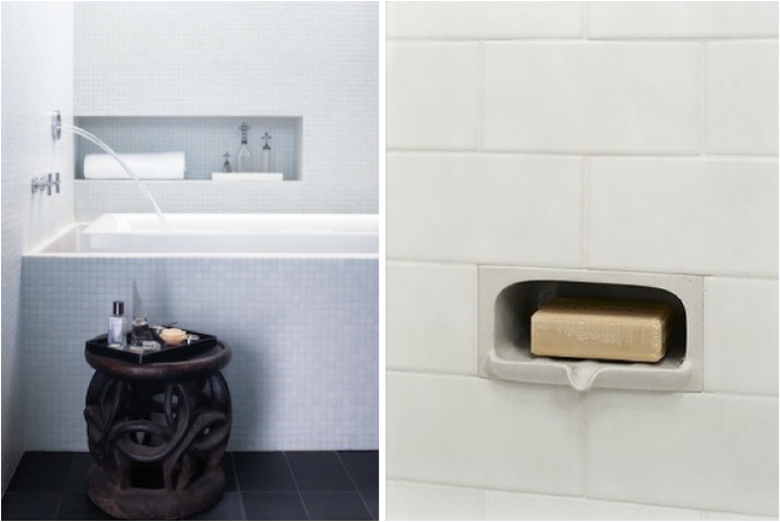 Remodelista Bathtubs Bath Tiled Storage Niches & Shelves Remodelista