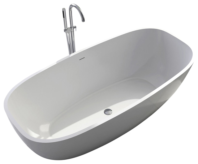 Resin Bathtubs Uk Adm White Stand Alone solid Surface Stone Resin Bathtub