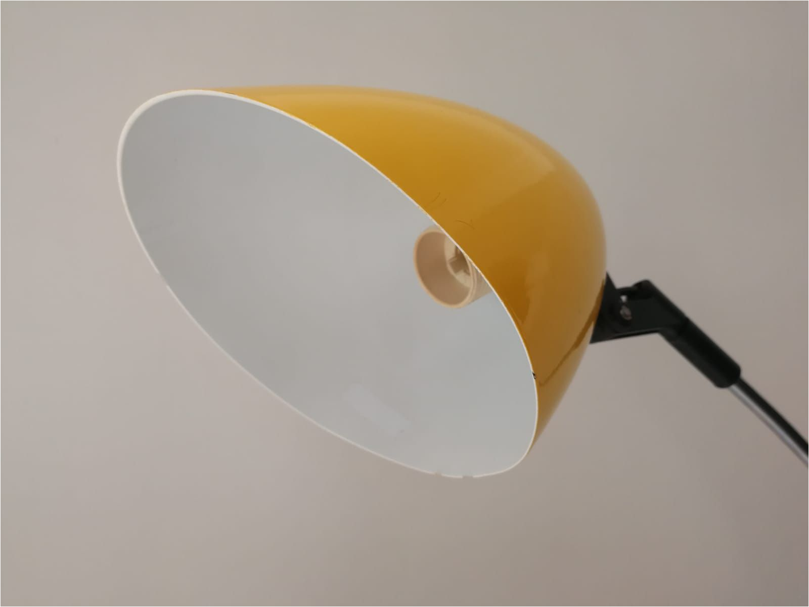 vintage yellow floor lamp 1970s 1