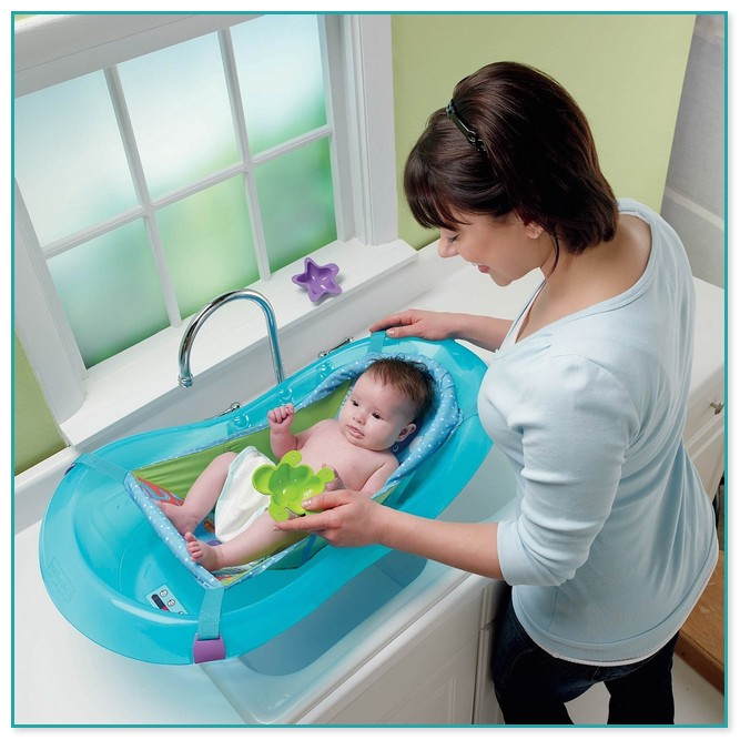 fisher price baby bath tub with hammock