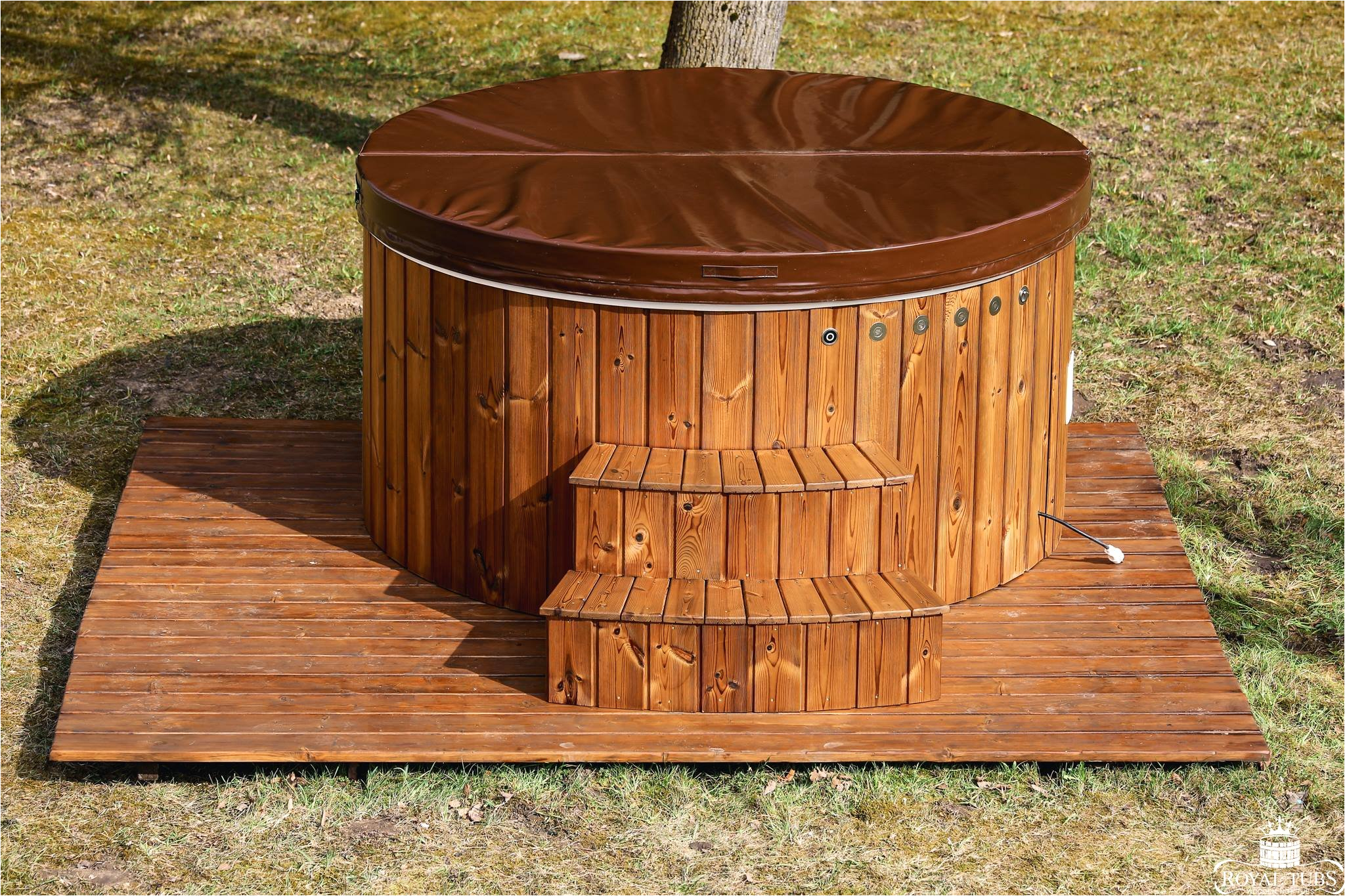 fiberglass deluxe round tubs