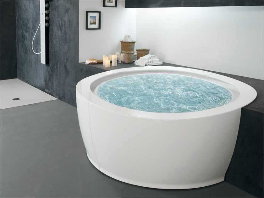 bolla whirlpool round bathtub bolla sfioro 190 hafro