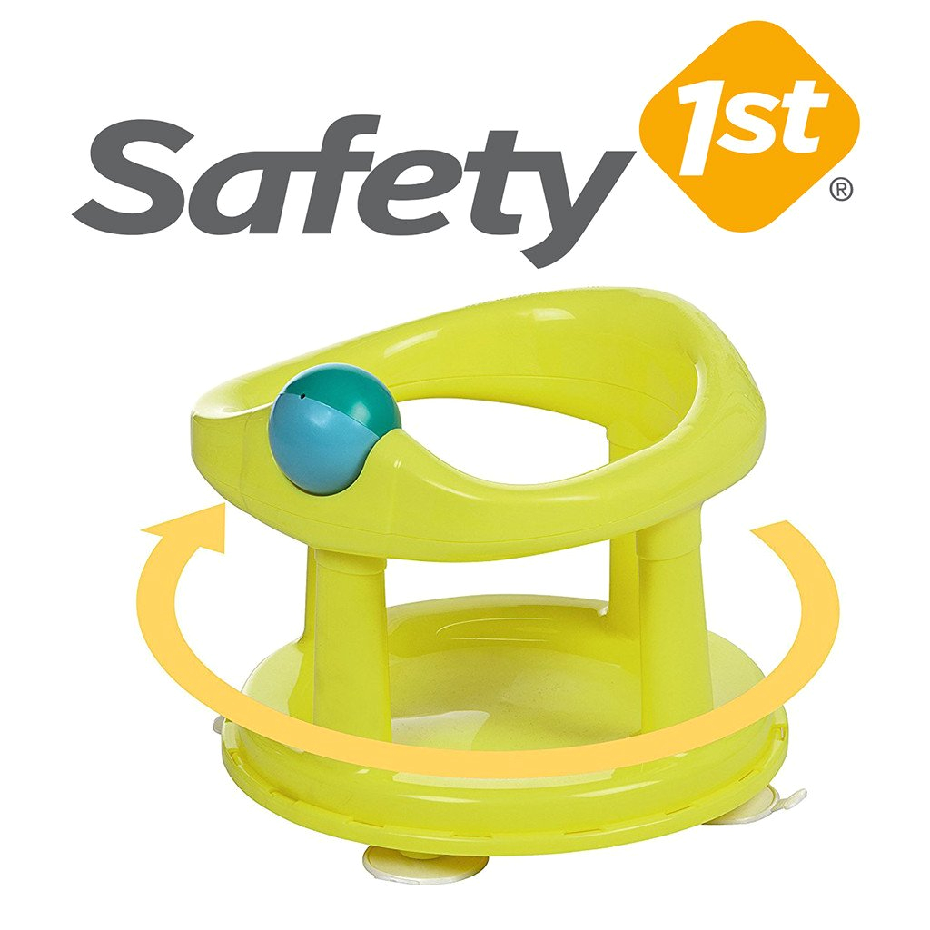 safety 1st swivel baby bathtub seat lime green