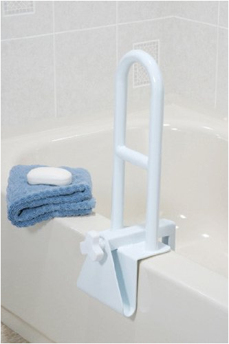 medmobile bathtub grab bar locks to tub side for safety