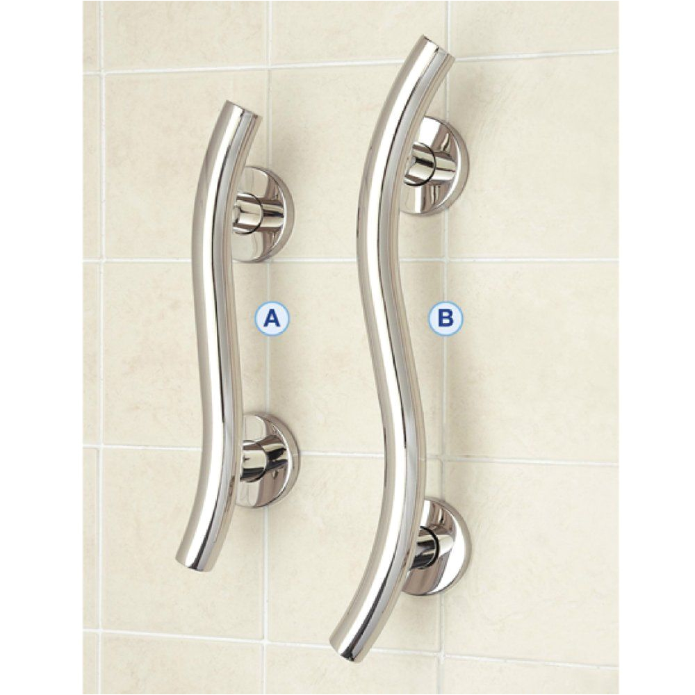 Safety Bars for the Bathtub Details About Curved Grab Rail Luxury Finish Support
