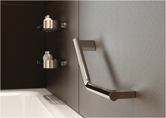 luxury grab bars and safety rails for hotel bathrooms