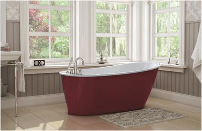 maax sax oval freestanding fiberglass bathtub