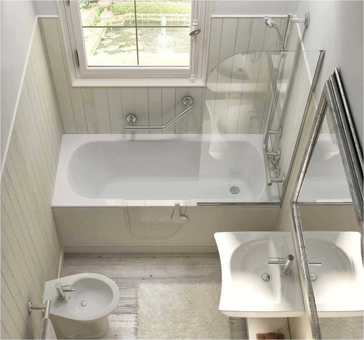 bath tubs with door