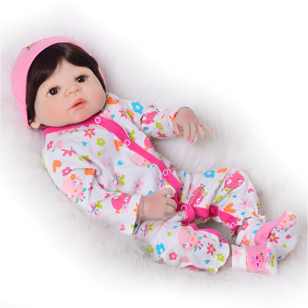 Silicone Baby Bathtub 55cm Full Body Silicone Reborn Babies Doll Bath toy