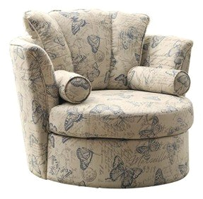 upholstered swivel living room chairs