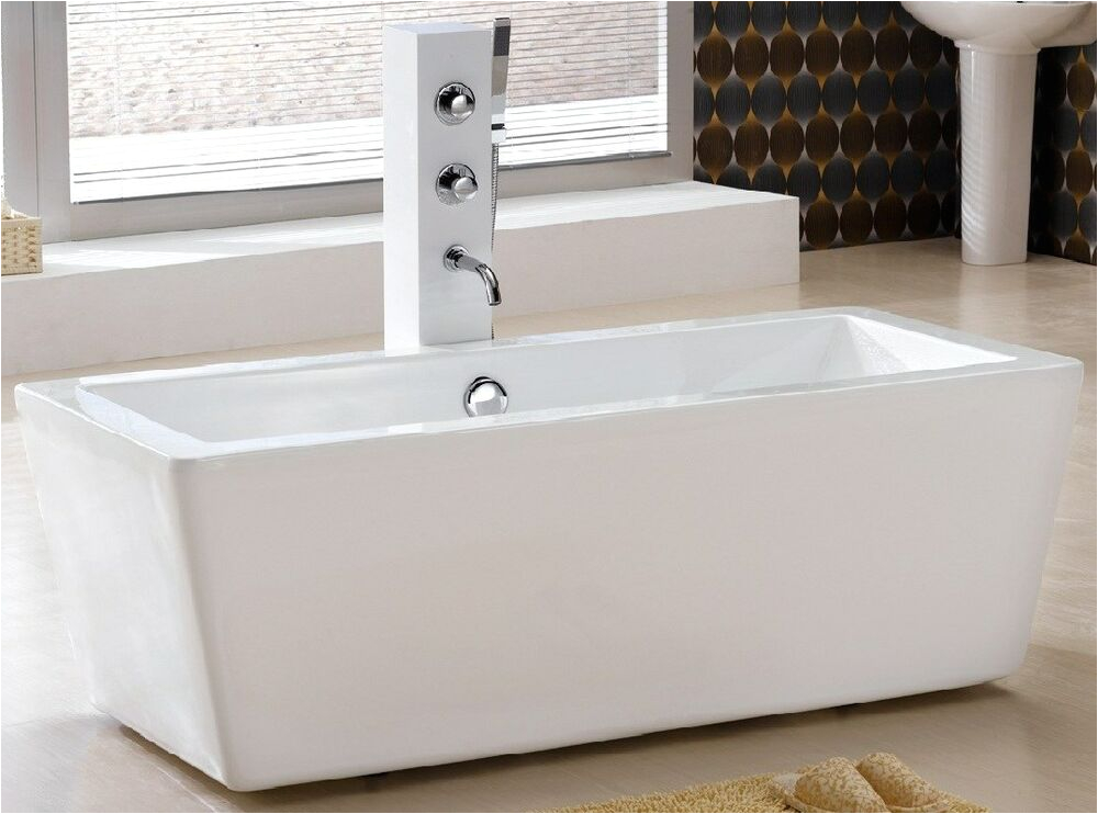 Small Clawfoot Bathtubs Am2059 59 Inch Free Standing Bathtub & Faucet Bath Tub