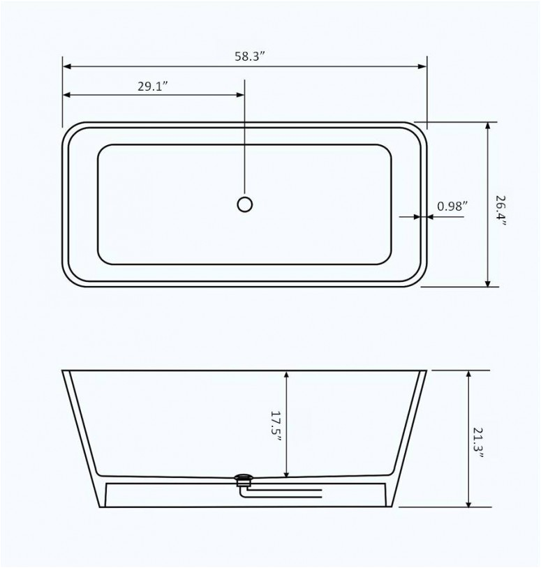 creative bathtub dimensions design for bathroom plans ideas