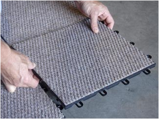 Snap On Flooring Over Carpet Basement Carpeting Tiles