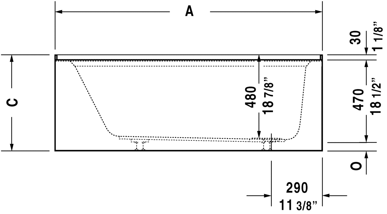 choose your best standard bathtub size and type will fit into your space