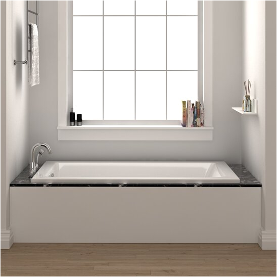 Fine Fixtures Drop In or Alcove 30 x 60 Soaking Bathtub FINF1001