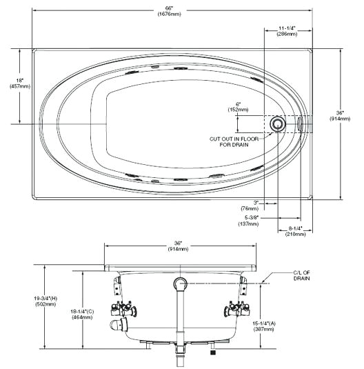 soaking tub dimensions for your house