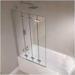 folding bathtub doors