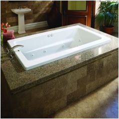 Soaking Bathtub with Jets Bathtubs & Whirlpool Tubs