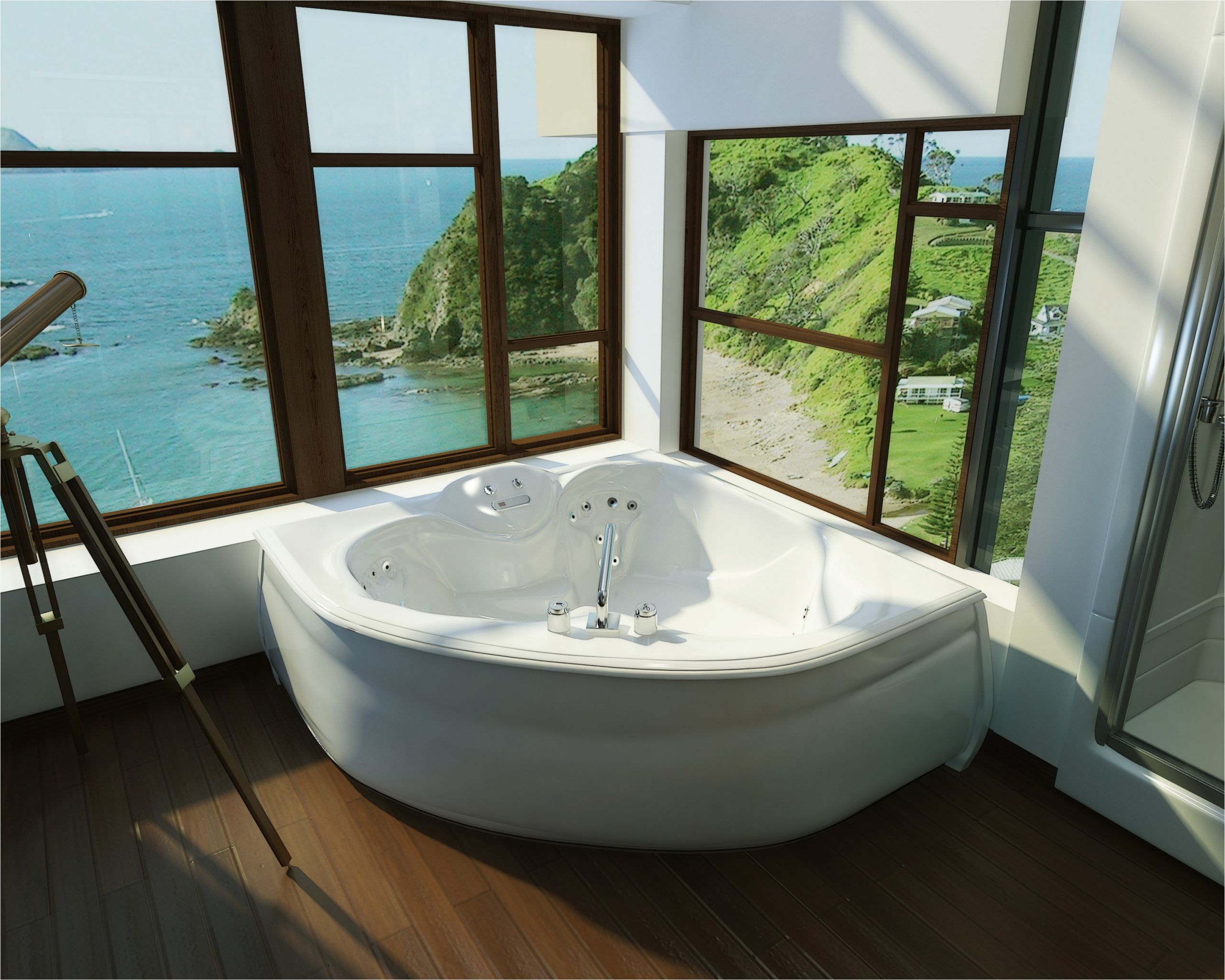 Soaking Whirlpool Bathtubs Maax Kashmir Air Whirlpool Tub Massage Tub Corner Bathtubs