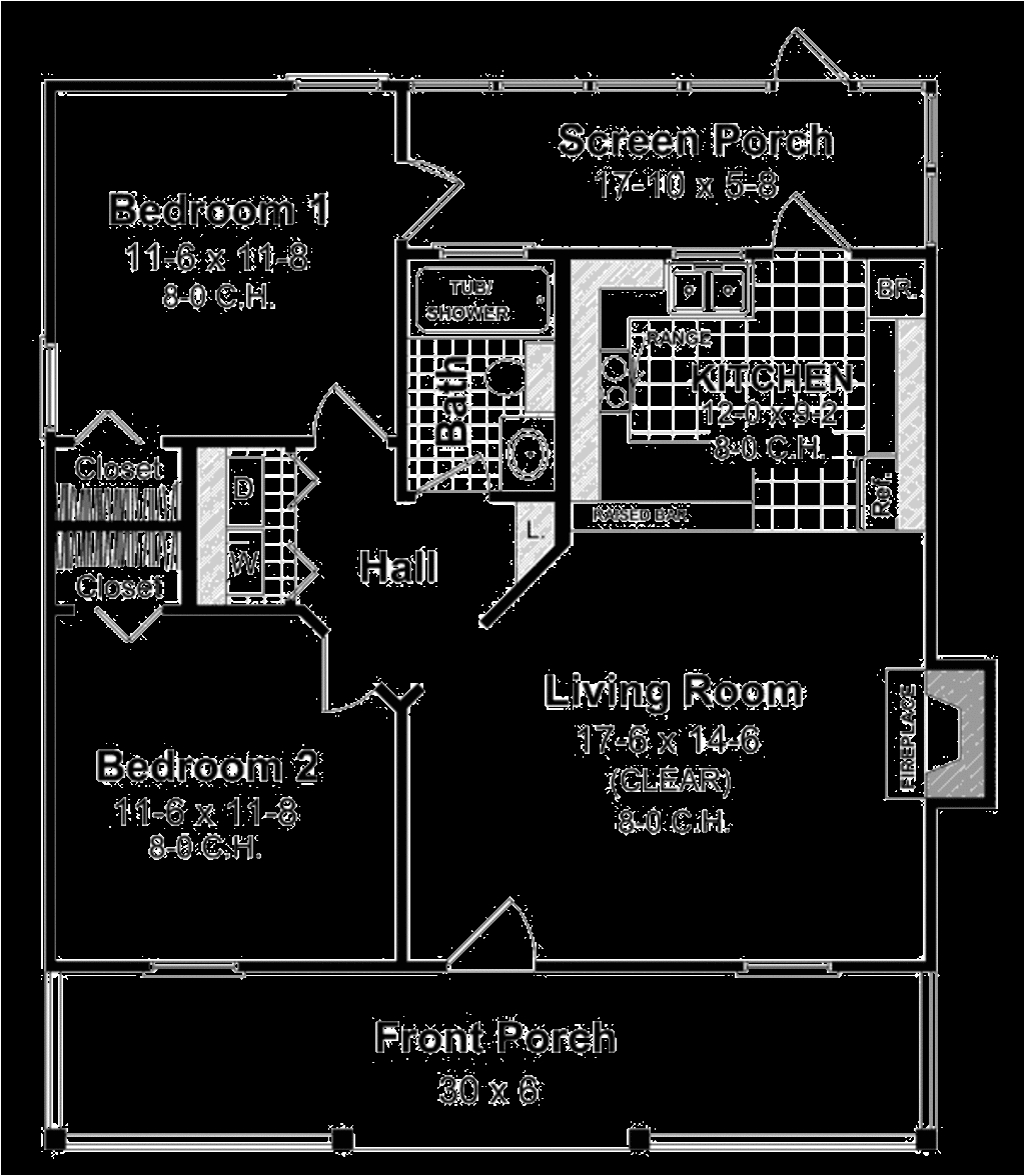 800 square feet 2 bedrooms 1 bathroom country house plans 0 garage