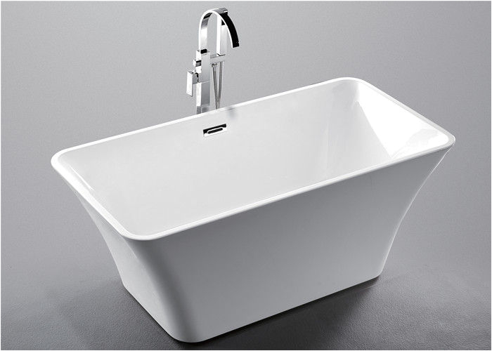 sale 1 person square freestanding bathtub with central drain 1700 800 600mm